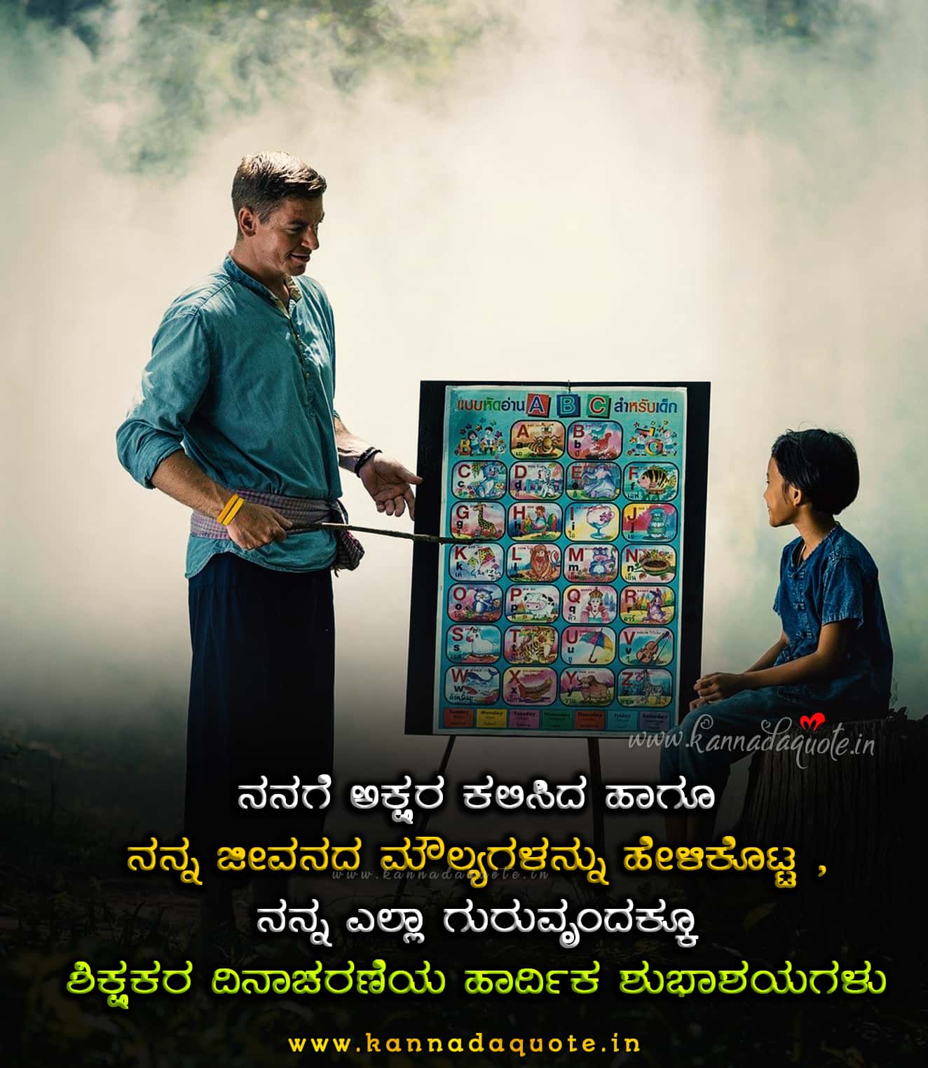 Teachers Day Quotes in Kannada language