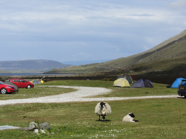 Uitzicht op eiland Skye in Schotland