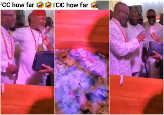 WE ARE UNSTOPPABLE EFCC!!! See How Nigerians Devices An Alternative Method Of Spraying Money During Events