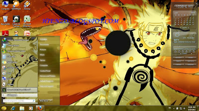 Download Tema Naruto Kyuubi Untuk Windows XP