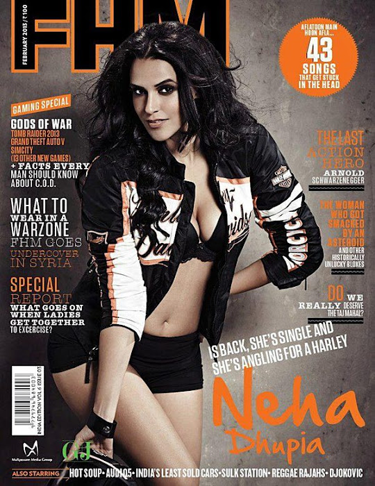 neha dhupia | spicy shoot for fhm mag hot images