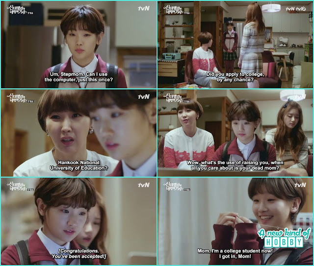  ha won happy she got in unversity - Cinderella and 4 Knights - Episode 1 Review - Kdrama 2016