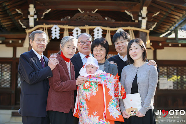 新日吉神宮のお宮参り出張撮影