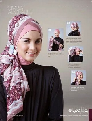 Cara Memakai Hijab Modern untuk Lebaran