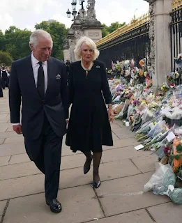 King Charles III and Queen Camilla arrived in Buckingham Palace