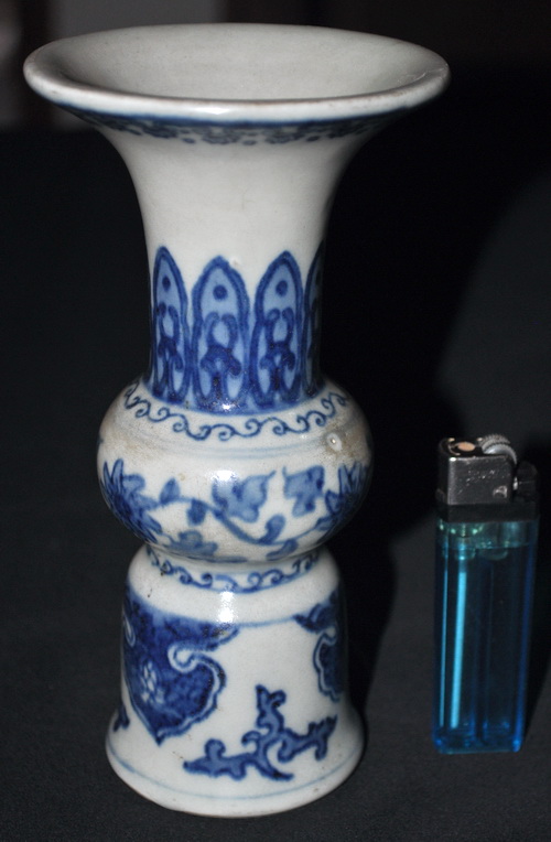 Lampar Antique Vas biru 2