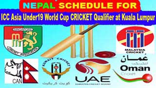 schedule ICC Asia Under19 schedule World Cup Qualifier at Kuala Lumpur