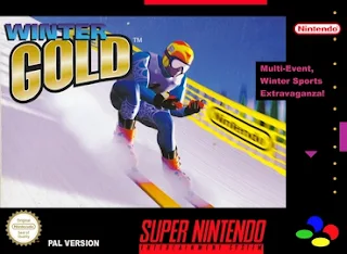 Winter Gold SNES Super Nintendo Box Art