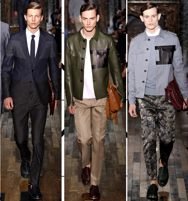 valentino mens spring 2014 military influence