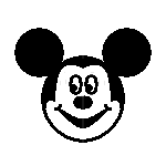 Eine Zeichnung, die Mickey Mouse ähnlich sehen könnte