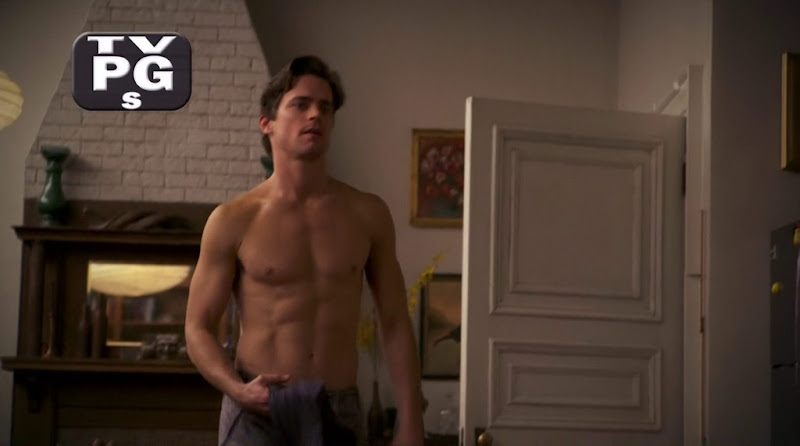 Matt Bomer Shirtless in White Collar s3e03