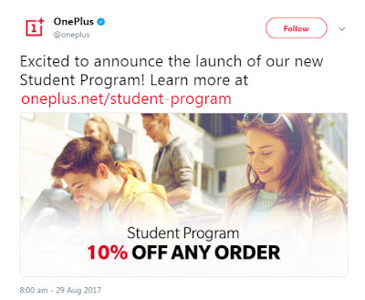 OnePlus 5 is Available at 10% Discount to Students From this Countries: Here is How to Get it