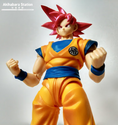 S.H.Figuarts Super Saiyan God Son Goku de Dragon Ball Super - Tamashii Nations