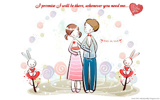 11. Cute Cartoon Couple Love Hd Wallpapers For Valentines Day