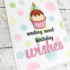 Sunny Studio Stamps: Heartfelt Wishes Pretty Pastel Happy Birthday Card by Amy Yang