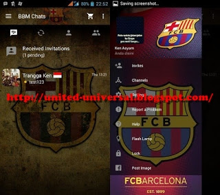 Download BBM MOD Tema Club Sepak Bola Terbaru 2016