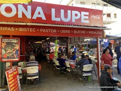 casual restaurant at El Mercado in Juarez, Mexico