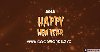Happy new year 2018 image for idea generational  purpose 