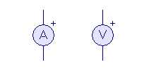 Simbol Ampere Meter