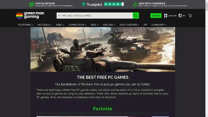 Free PC Game Download Sites