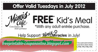 Free Printable Mimis Cafe Coupons