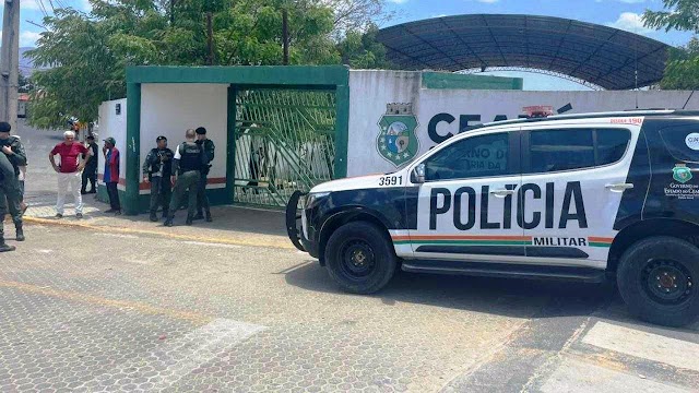 Aluno pega arma de CAC e dispara contra três estudantes em escola pública de Sobral, no Ceará