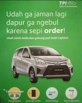 PROGRAM GOLD DRIVER DARI GRAB / TPI