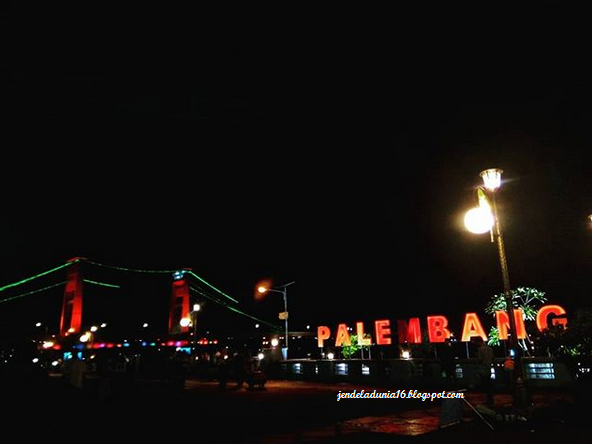 [http://FindWisata.blogspot.com] Jembatan Ampera, Objek Wisata Icon Kota Palembang Sumatera Selatan