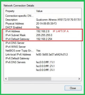 cara mengatur IP address
