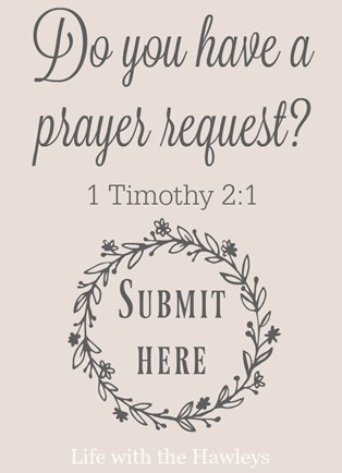 Prayer Request button