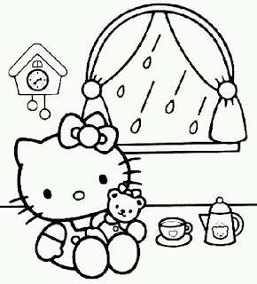 Dibujos de Hello Kitty para Pintar, parte 6