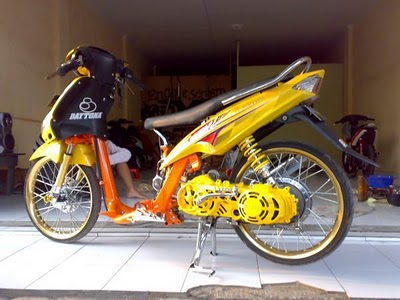 Modif Yamaha Crypton Drag