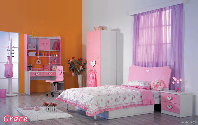 Bedroom sets and bedroom furniture for Girls