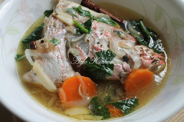 Sup Ikan Merah Yang Mudah Dan Sedap - Azie Kitchen