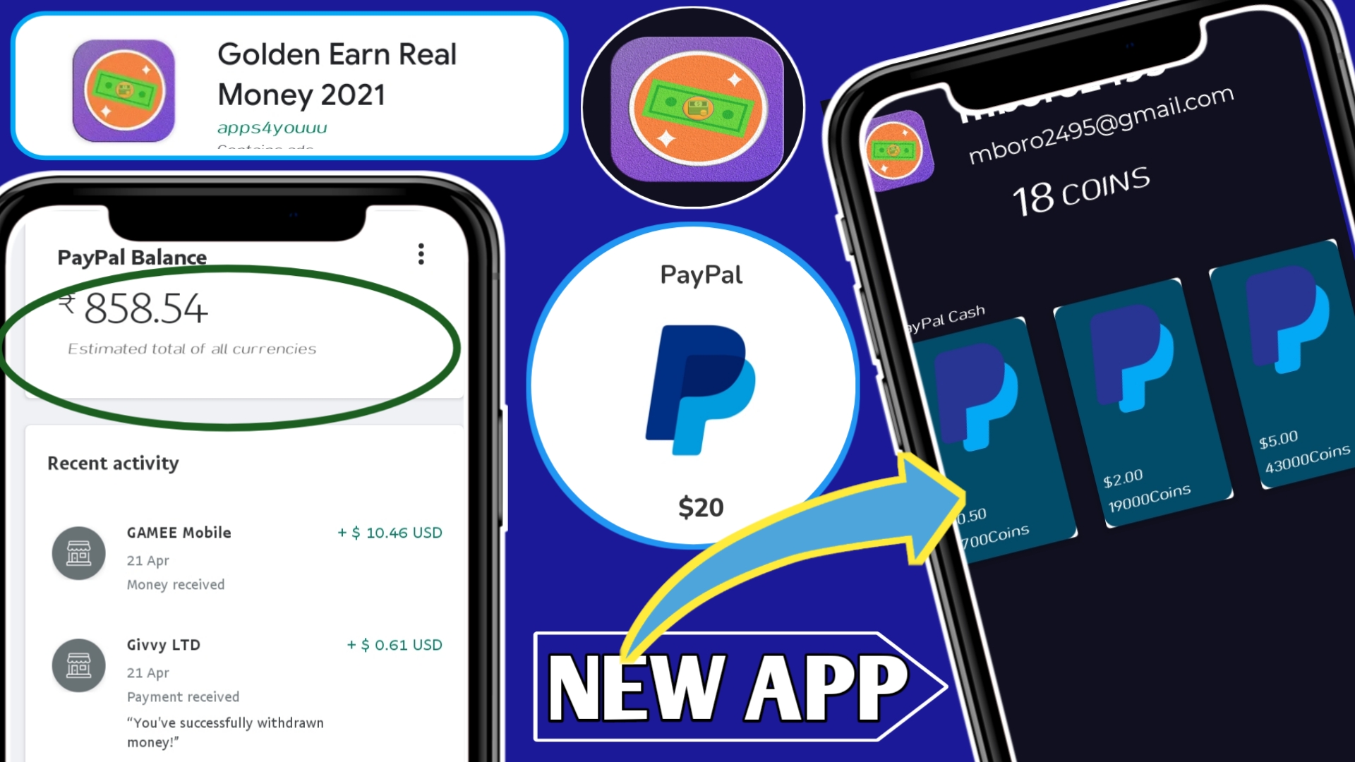 Golden Earn Real Money 2021