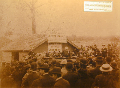 only known image of Ingersoll speaking