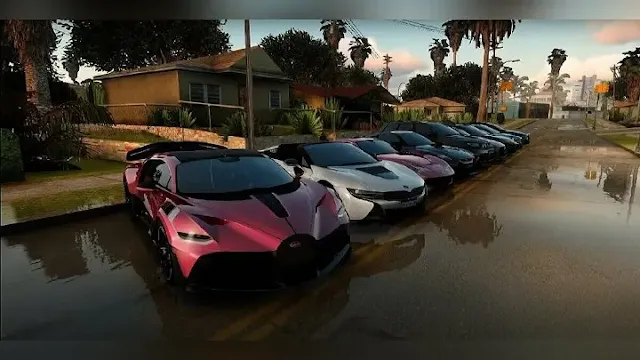GTA San Andreas Collection OF Cars V2 Mod For Android