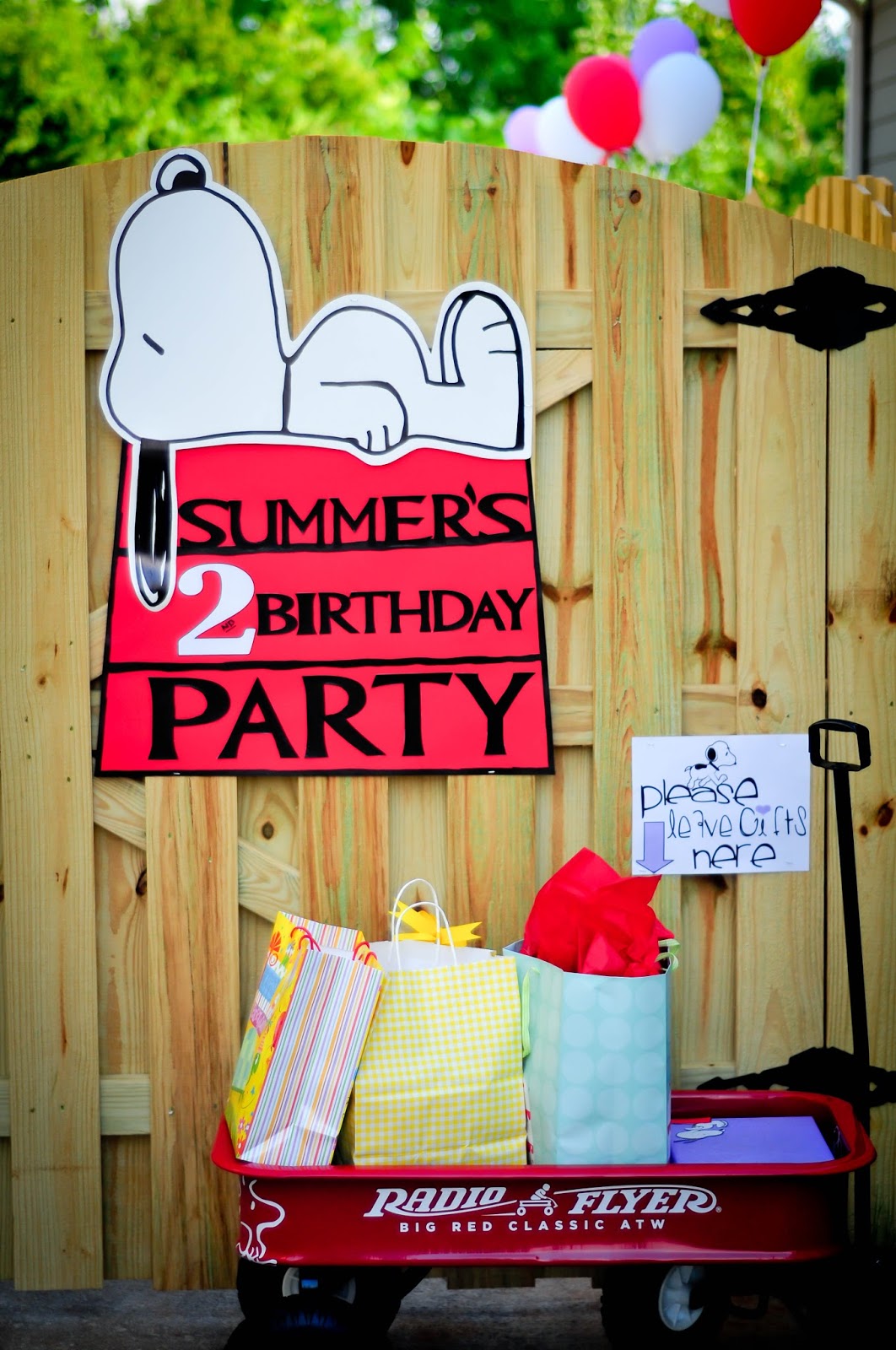 Planning for a Snoopy Birthday Party | Living is easy...