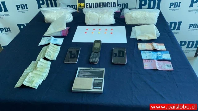 PDI incauta cocaína y detiene a cuatro personas en Puerto Montt