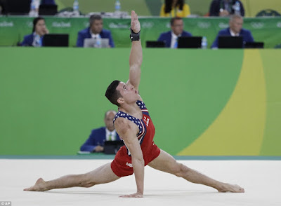 Floor exercise in gymnastics