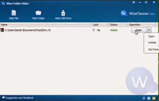 Wise Folder Hider Hide Files, Folders and USB