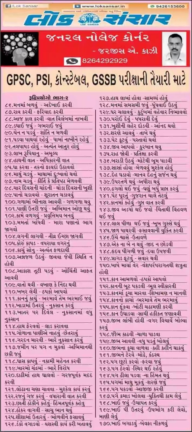 GUJARATI RUDHI PRAYOGO PART-2