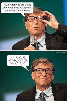 Bill Gates Count To Ten IT Joke