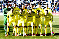 VILLARREAL C. F. - Villarreal, Castellón, España - Temporada 2017-18 - Barbosa, Rodrigo, Bonera, Álvaro, Raba y Adrián Marín; Carlos Bacca, Bakambú, Pablo Fornals y Mario Gaspar. C. D. LEGANÉS 3 (Diego Rico, El Zhar, Gabriel) VILLARREAL C. F.1 (Raba). 03/12/2017. Campeonato de Liga de 1ª División, jornada 14. Leganés, Madrid, estadio Municipal de Butarque.