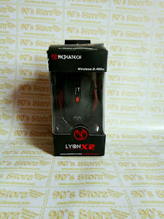 Mediatech LYON X-2 Wireless Gaming Mouse Hitam