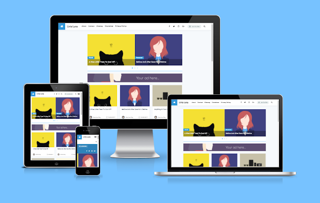  Responsive Blogger Template Galeria