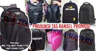 Backpack Souvenir, Tas Promosi Ransel Murah, Produsen Tas Ransel Tangerang, bikin tas ransel custom