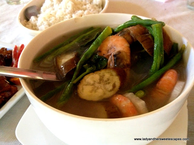 Shrimp Sinigang at Rafael's Farm Leyte