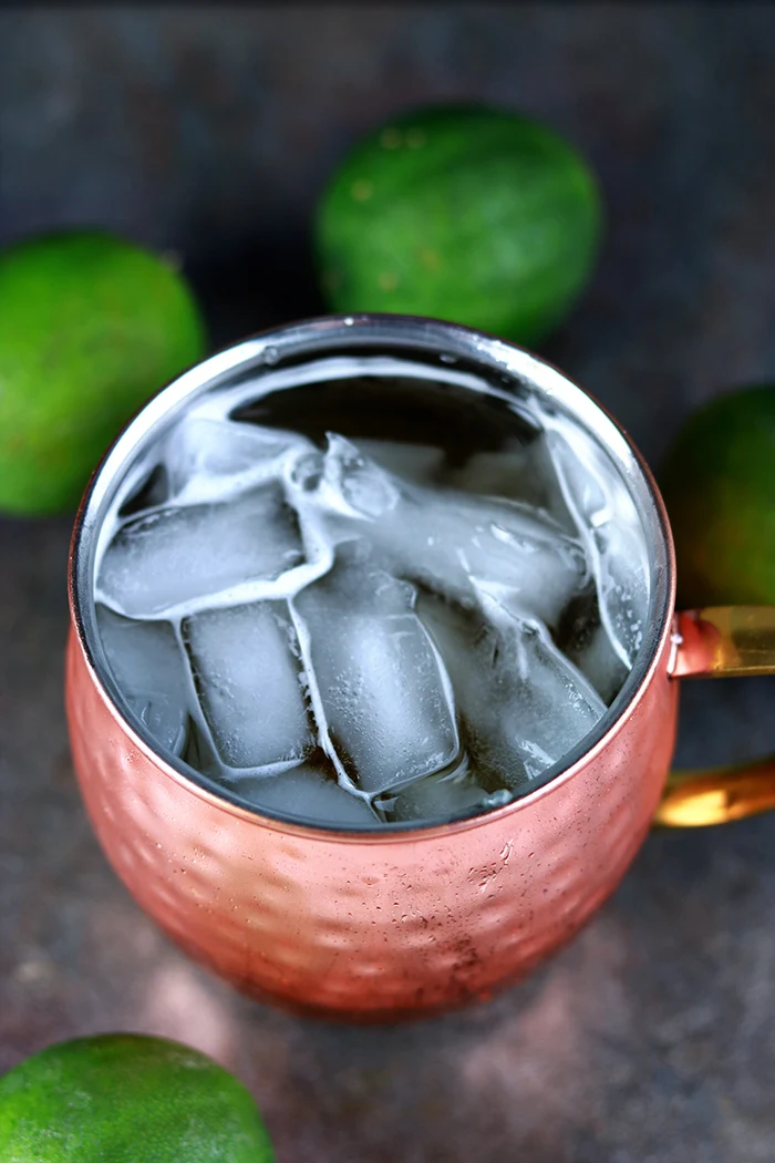 How to make a skinny moscow mule recipe.  This moscow mule variations is easy to make.  Add vodka or not for a non alcoholic recipe.  This best lighter moscow mule recipe has fewer calories.  It uses the traditional mugs for better taste.  How to make a moscow mule mocktail or cocktail.  You can make this in a pitcher for a crowd.