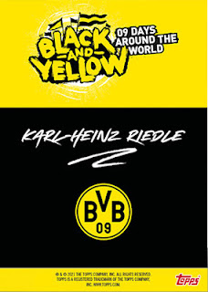 Topps Borussia Dortmund Black & Yellow 9 Days Around the World Player Menu